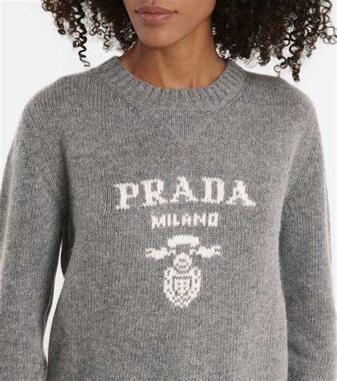 prada grey jumper|prada cardigans for women.